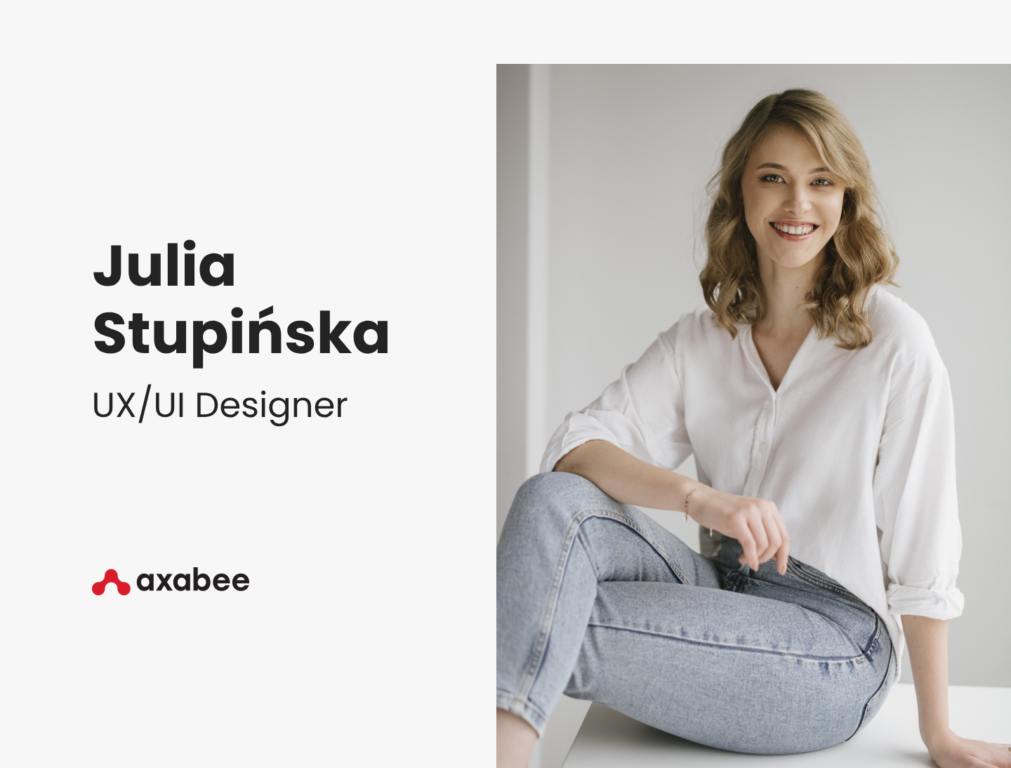 Julia Stupińska UX Designer Axabee